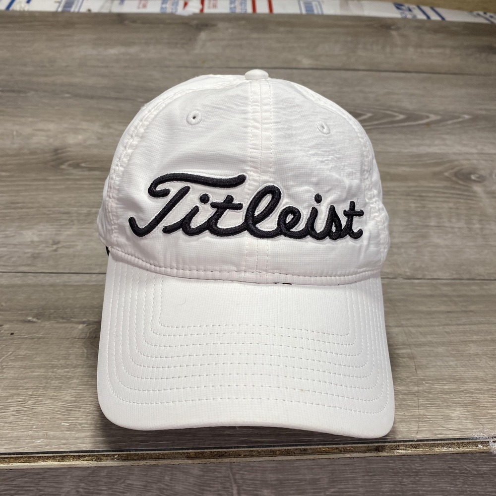 Titleist Hat Golf Cap Mens OSFM White St Ives Country Club Adjustable Strapback
